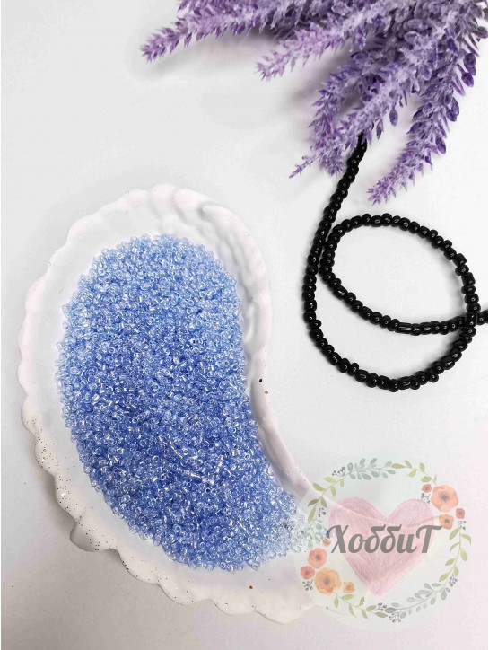 Бисер 13/0 класс А, калиброванный Чехия (лавандовый блестящий)